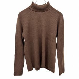 ビアセリカ VIASERICA 薄手 リブニット セーター タートルネック 長袖