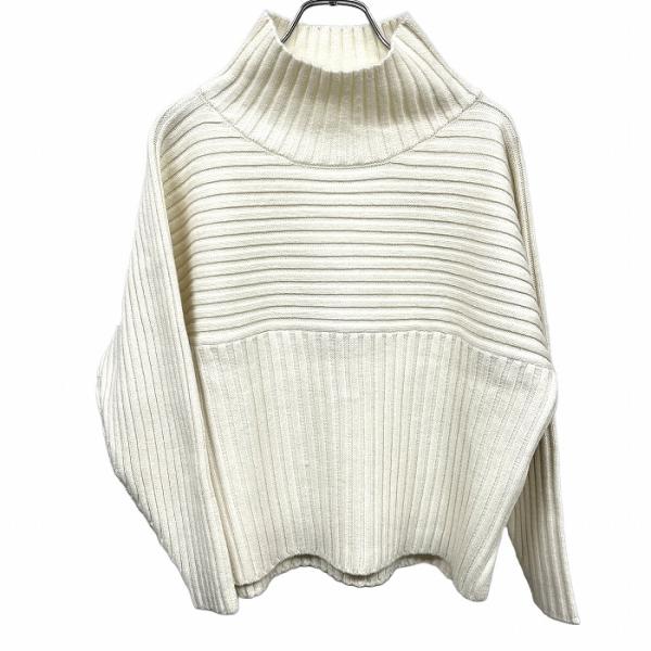 ロペピクニック 【新品】ROPE PICNIC リブニット セーター 着丈短め ハイネック 長袖 ア...
