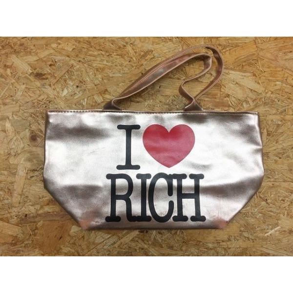 アイラブリッチ I LOVE RICH ミニトートバッグ ハンドバッグ 英字 ハート プリント カバ...