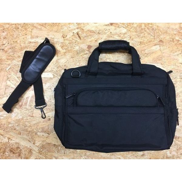 ※ブランド不明 ビジネスバッグ ブリーフバッグ 書類カバン ショルダーストラップ付き かばん ブラッ...