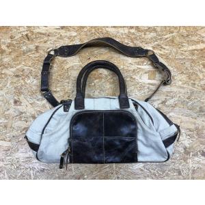 オンボード on board ボストンバッグ ハンドバッグ 鞄 かばん カバン ベージュ×ブラウン