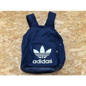 アディダス adidas リュックサック トレフォイル ロゴプリント かばん カバン バッグ ネイビ...