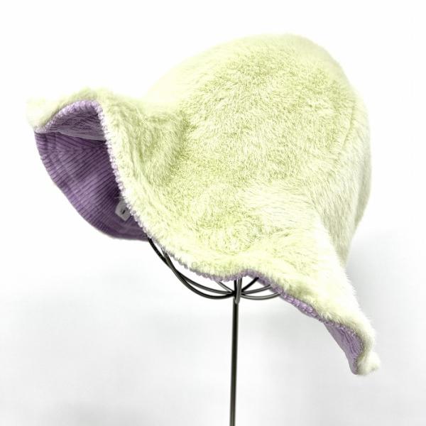 DREAM COLOR DEPOT ROSE BUD リバーシブルチューリップハット ファー×コーデ...