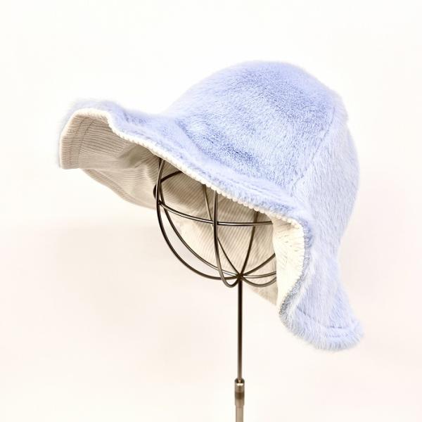 DREAM COLOR DEPOT ROSE BUD リバーシブルチューリップハット ファー×コーデ...