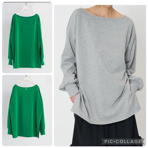 【予約販売】CHIGNON(シニヨン)/度詰天竺ボートネックロンT(2月中入荷予定)