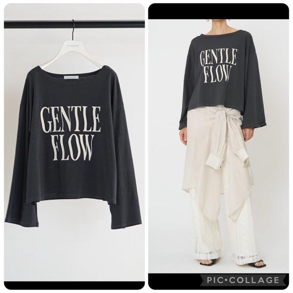 【予約販売】CHIGNON(シニヨン)/”FLOW”ウェブロゴTee(2月中入荷予定)