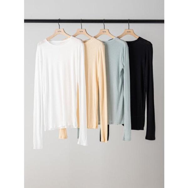 【予約販売】YENN(イエン)/SHEER COTTON LONG T(10月中入荷予定)