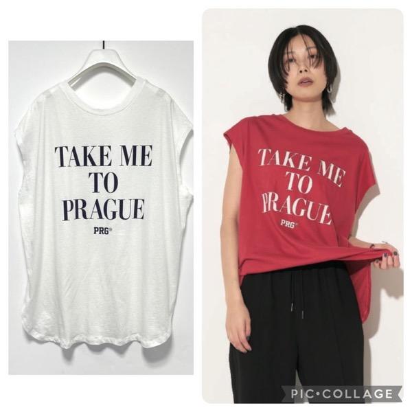 【9800→6860】CHIGNON(シニヨン)/段ロゴフレンチTee