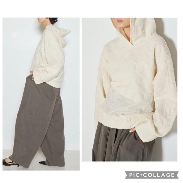 【予約販売】CHIGNON(シニヨン)/フクレチェックフーディーPO(10月上入荷予定)