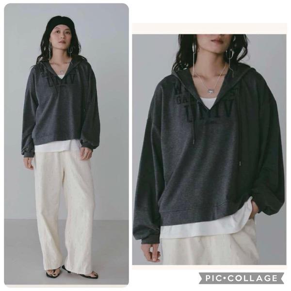 【予約販売】CHIGNON(シニヨン)/スキッパーフーディロゴPO(12月中旬入荷予定)