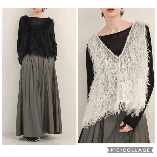 【予約販売】Mewl(ミュール)/シアーフェザータンク(8月中入荷予定)