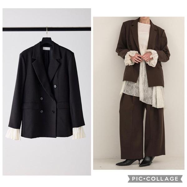 【予約販売】Mewl(ミュール)/2WAYレーススリーブJK(8月中入荷予定)