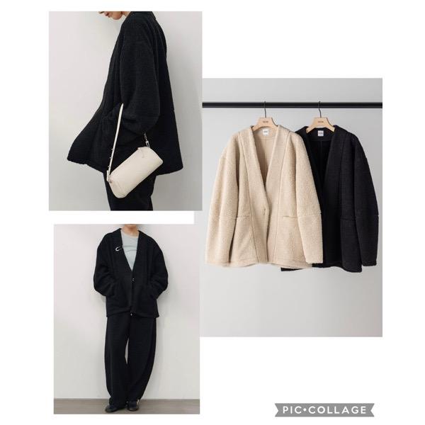 【予約販売】YENN(イエン)/COZY TEXTURE JACKET(11月中入荷予定)