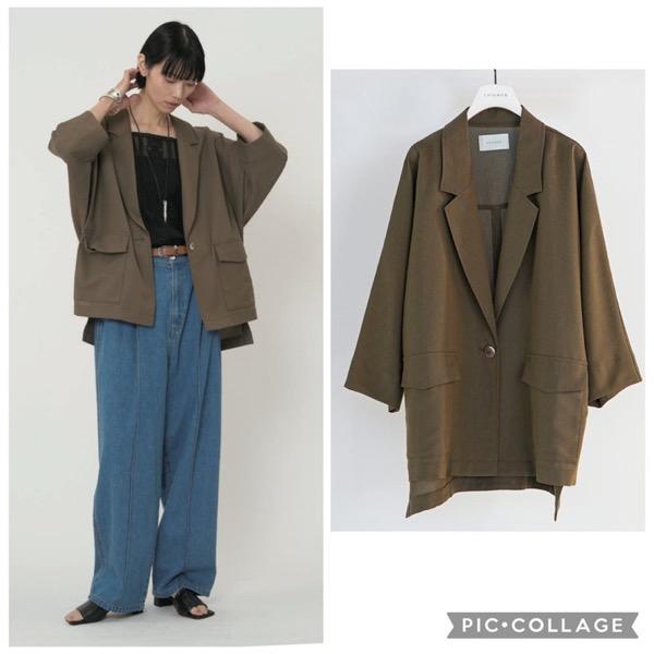 CHIGNON(シニヨン)/サマーメッシュ麻混ドルマンJK