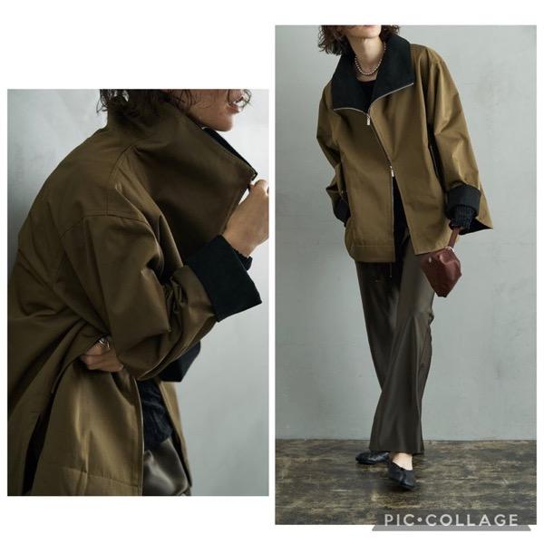 【予約販売】CHIGNON(シニヨン)/スタンドビックカラーブルゾン(8月下入荷予定)
