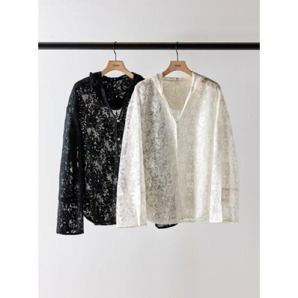 【予約販売】YENN(イエン)/PORTABLE LACE HOODIE(5月下旬入荷予定)