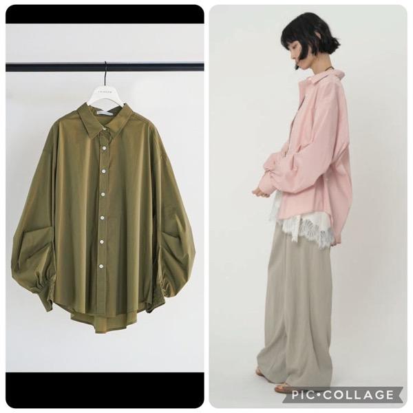 【予約販売】CHIGNON(シニヨン)/タックボリュームスリーブSH(2月中入荷予定)