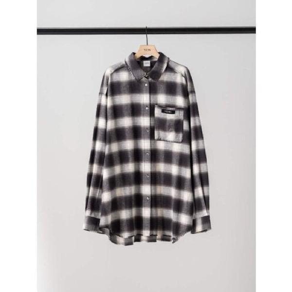 【予約販売】YENN(イエン)/WASHED PLAID SHIRT(11月中入荷予定)