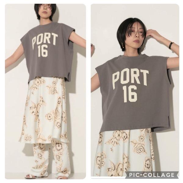 【8900→7120】CHIGNON(シニヨン)/カレッジナンバーロゴTee