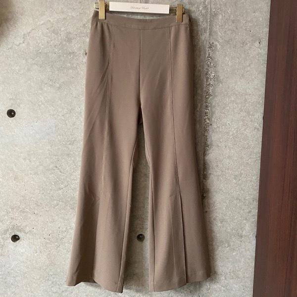 【11800→8260】CHIGNON(シニヨン)/タックフレアクロップドパンツ