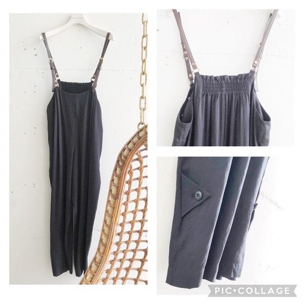 【13800→9660】CHIGNON(シニヨン)/サス付き裾タブサロペ