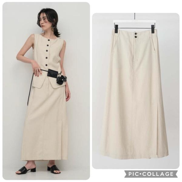 【予約販売】CHIGNON(シニヨン)/麻ミックススリットSK(4月下旬入荷予定)