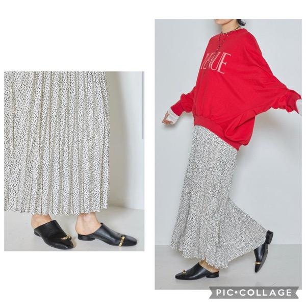 【予約販売】CHIGNON(シニヨン)/レオパドットリズムプリーツSK(10月上入荷予定)
