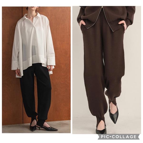 【予約販売】Mewl(ミュール)/ニットジョグPT(8月下入荷予定)