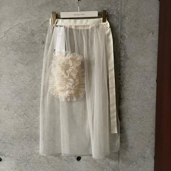 【13800→9660】CHIGNON(シニヨン)/チュールフリルエプロンSK