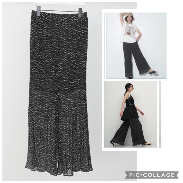 【予約販売】CHIGNON(シニヨン)/サッカードットプリーツPT(4月下旬入荷予定)