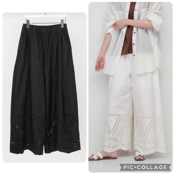 【予約販売】CHIGNON(シニヨン)/スカラ刺繍ストレートPT(4月下旬入荷予定)