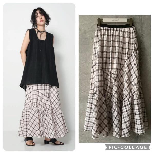 【17800→12460】CHIGNON(シニヨン)/チェックボリュームSK