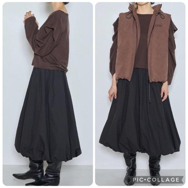 【予約販売】CHIGNON(シニヨン)/バルーンミディSK(10月上入荷予定)