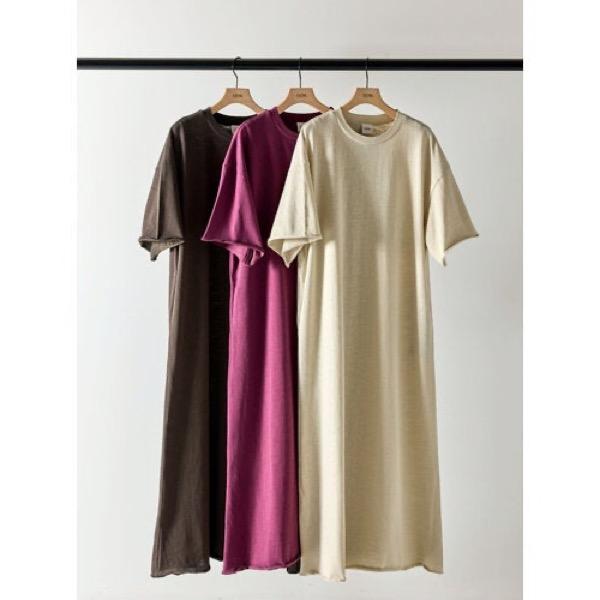【予約販売】YENN(イエン)/LINEN TOUCH T DRESS(5月下旬入荷予定)