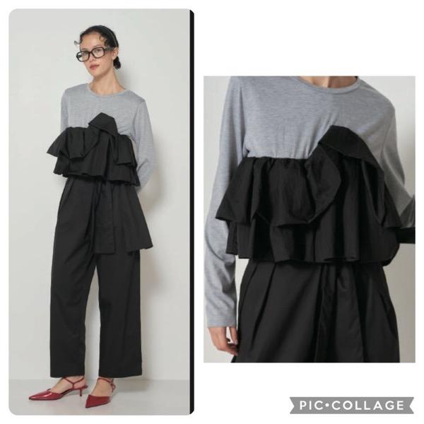 Mewl (ミュール)/フリルビスチェドッキングTOPS