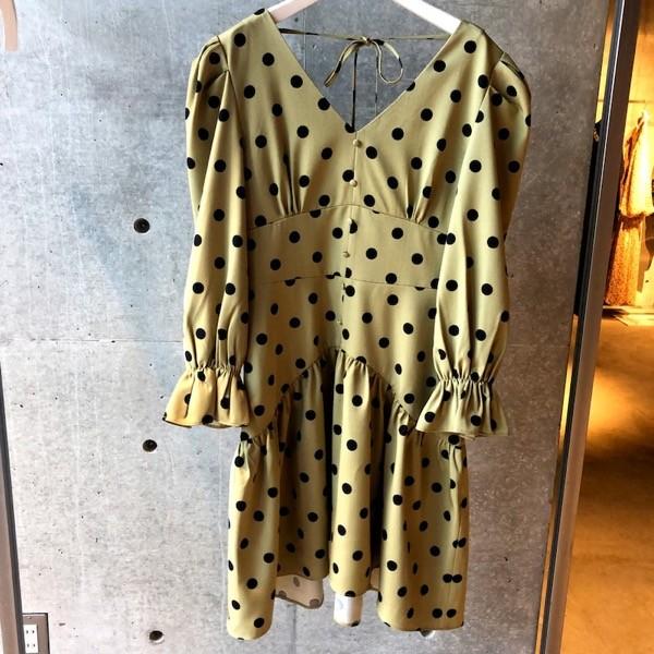 【13800→6900】GHOSPELL(ゴスペル)/ドットミディドレス