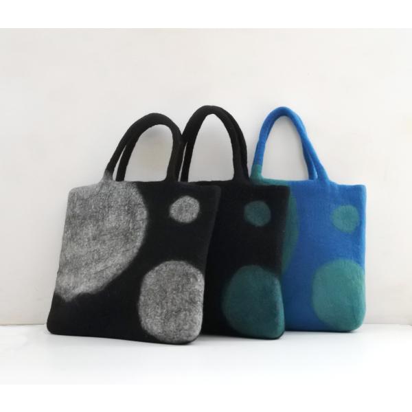 フェルトドットバッグ