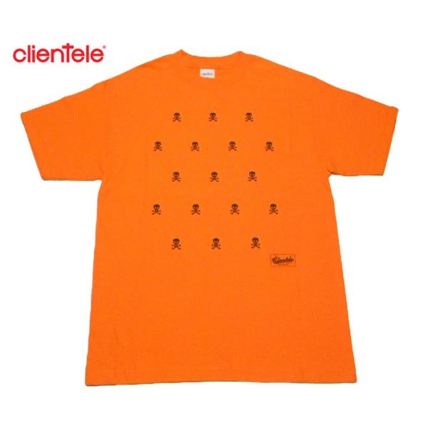 CLIENTELE (クライアンテール)JOLLY ROGER TEE  (SKULL ORANGE...