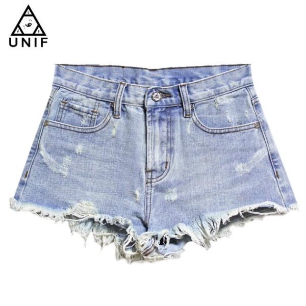 UNIF - UR NOT IN FASHION (ユニフ) ROUTE SHORT (WASHED...