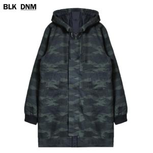 BLK DNM (ブラック デニム) PARKA 3 (GREEN CAMO) ボンバー/ロング/ジャケット/コート/モッズ/迷彩/MENS グリーン カモ｜uneekbasemnt