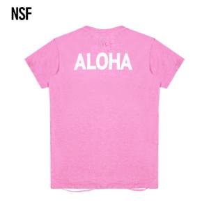 NSF CLOTHING (エヌエスエフ) PAULIE SLUB JERSEY DESTROYED POCKET T