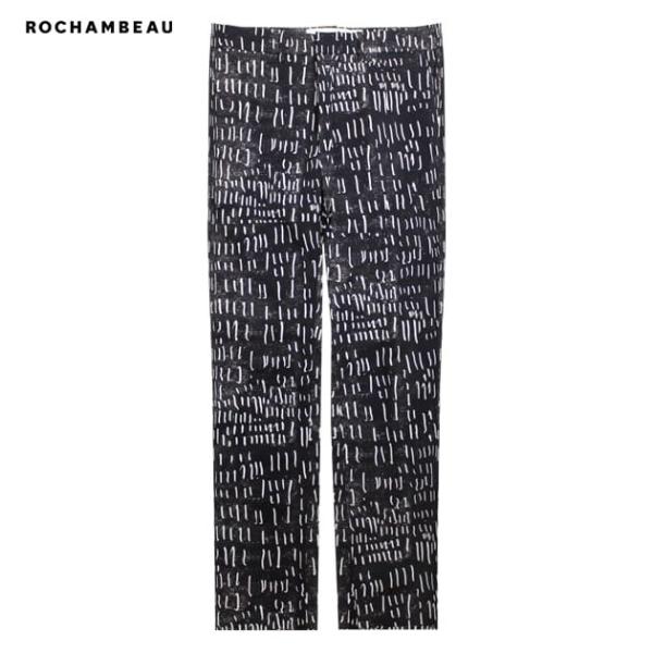 ROCHAMBEAU (ロシャンボー) HATCH PIPE TROUSER (BLACK) [トラ...