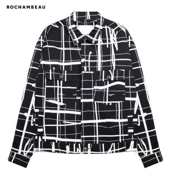 ROCHAMBEAU (ロシャンボー) SHORT JACKET (GRID) [デニムジャケット/...