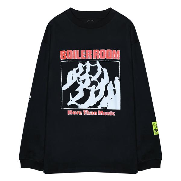 BOILER ROOM (ボイラー ルーム) FIELD TRIP LS T-SHIRT (BLAC...