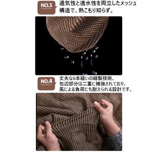 サンシェード 目隠しネット 2x5m 遮光ネッ...の詳細画像3