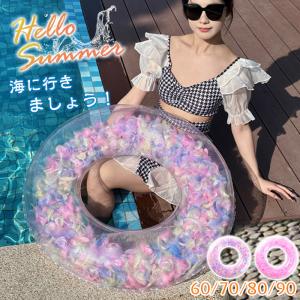 フルーツ 取っ手 浮き輪 浮輪 うきわ 子供 プ...の商品画像