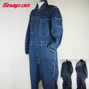 Snap-on デニムオーバーオール152