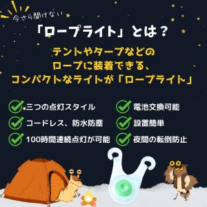 【1個】 ガイロープ ライト ロープライト 4...の詳細画像1