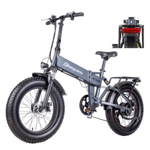 Shengmilo Mx21 ファットバイク アシスト電動自転車 マウンテンバイク 500Ｗ 48V12.8An電動マウンテンバイク スノーホイール フル電動アシスト 公道走行OK