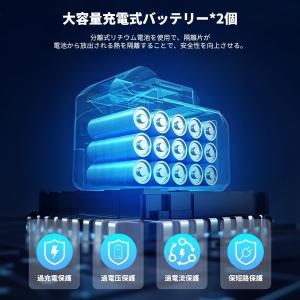 セール中高圧洗浄機 コードレス 充電式 バッテ...の詳細画像2